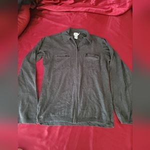 Calvin Klein  Zipper Sweater Dark GrayPre-owned minor signs of wear